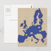 Carte Postale Union européenne (Devant / Derrière)