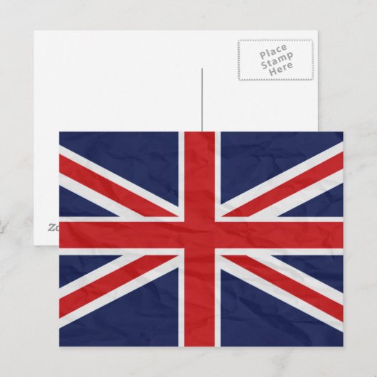 Carte postale Union Jack (Devant / Derrière)