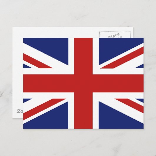 Carte Postale Union Jack (Devant / Derrière)