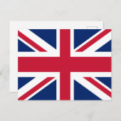 Carte Postale Union Jack (Devant / Derrière)