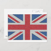 Carte Postale Union Jack bruyante (Devant / Derrière)