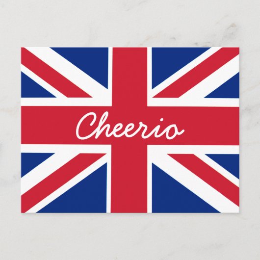 Carte Postale Union Jack Cheerio (Devant)