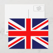Carte Postale Union Jack - Drapeau du Royaume-Uni (Devant / Derrière)