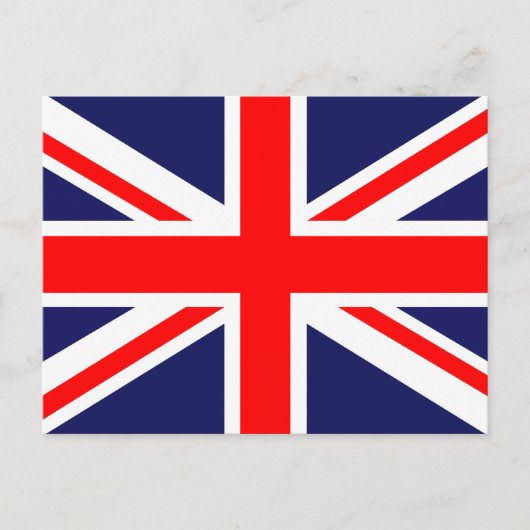 Carte Postale Union Jack - Drapeau du Royaume-Uni (Devant)