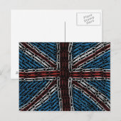 Carte Postale Union Jack of Paperclips (Devant / Derrière)