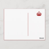 Carte Postale Union Jack Parody (Dos)