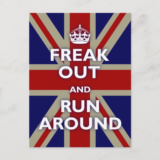 Carte Postale Union Jack Parody (Devant)