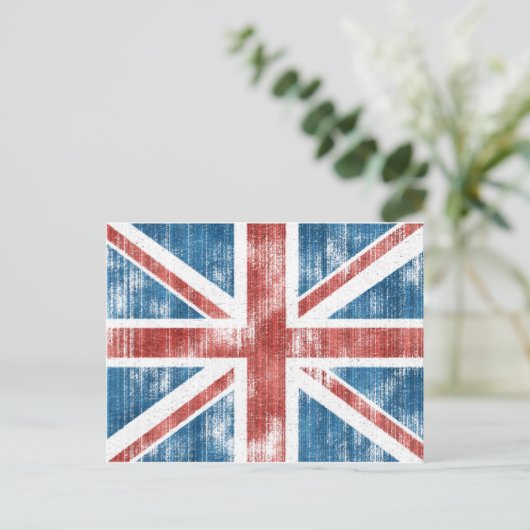 Carte Postale Union Jack portée (Debout devant)