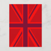 Carte Postale Union Jack rouge (Devant)