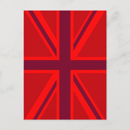 Carte Postale Union Jack rouge (Devant)