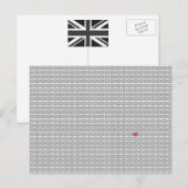 Carte Postale Union Jack - Royaume-Uni (Devant / Derrière)