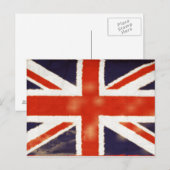 Carte postale Union Jack vintage (Devant / Derrière)