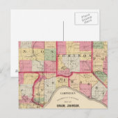 Carte Postale Union, Johnson, Alexander, Pulaski (Devant / Derrière)