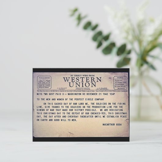 Carte Postale Union occidentale (Debout devant)