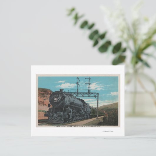 Carte Postale Union Pacific Train, Echo Canyon, UtahUtah (Debout devant)