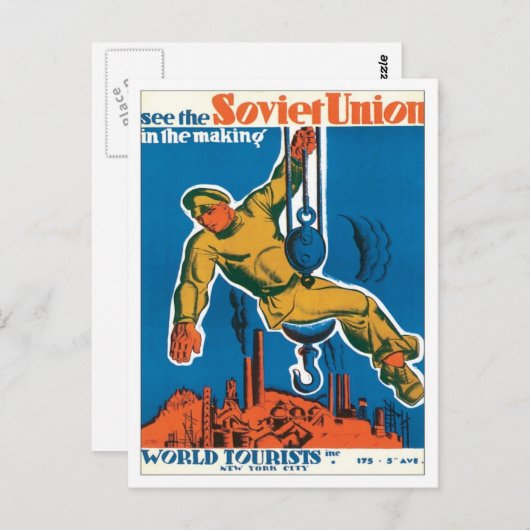 Carte Postale Union soviétique Russie (Devant / Derrière)