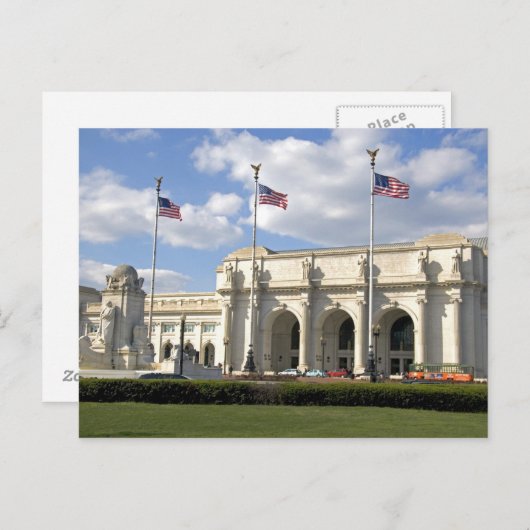 Carte Postale Union Station à Washington, D.C. (Devant / Derrière)