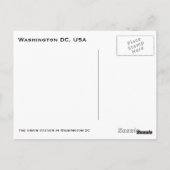 Carte Postale Union Station à Washington DC (Dos)