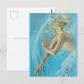 Carte Postale Unique Chamuel archangel oeuvre d'amour divine (Devant / Derrière)