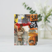 Carte Postale Unique Do Not Pet Fish Screaming  Mixed Media  (Debout devant)