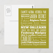 Carte Postale Unique New Orleans, Louisiane Idée cadeau (Devant / Derrière)