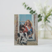 Carte Postale Unique Retro Dairy Princess Collage  (Debout devant)