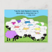 Carte postale unique Sheep Good Shepherd Inspirati (Devant)