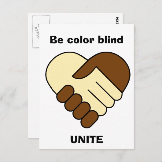 Carte postale 'Unite' (Devant / Derrière)