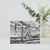 Carte postale Unité de pompage de puits d'huile B/ (Debout devant)