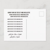 Carte postale Unité de travail d'équipe communauta (Dos)