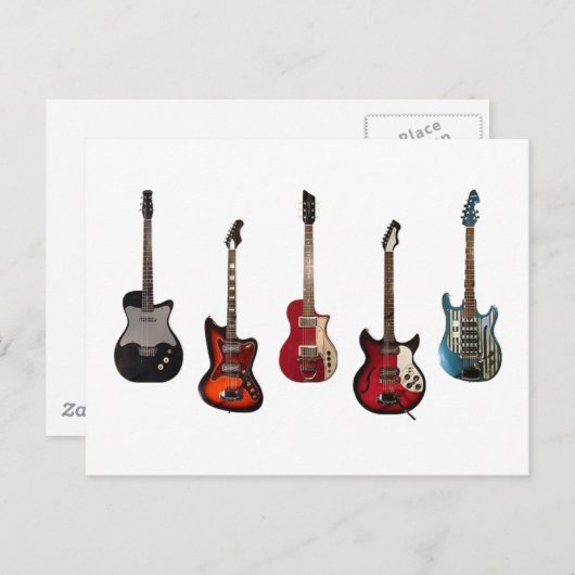 Carte Postale Unité guitare (Devant / Derrière)