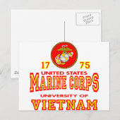 Carte Postale United States Marine Corps University of Vietnam (Devant / Derrière)