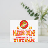 Carte Postale United States Marine Corps University of Vietnam (Debout devant)