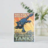 Carte Postale United States Tank Corps. vers 1918 (Debout devant)