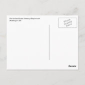 Carte Postale United States Treasury Department Washington DC (Dos)