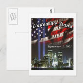 Carte Postale United We Stand 3 (Devant / Derrière)