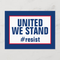 United We Stist Resist Rouge Blanc Bleu