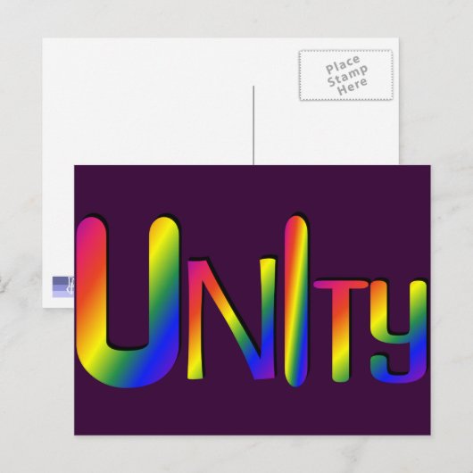 Carte postale UNIty (Devant / Derrière)