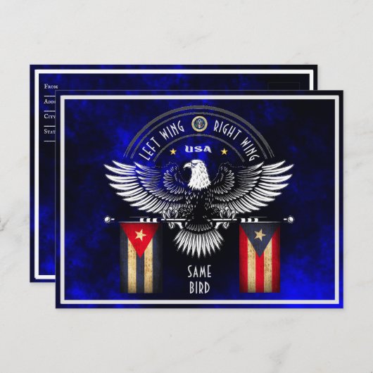 Carte postale Unity USA, Porto Rico & Cuba (Devant / Derrière)