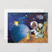 Carte Postale univers (Devant / Derrière)