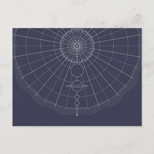 Carte Postale univers concentrique (Devant)