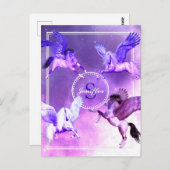 Carte Postale Univers Magique Pegasus. (Devant / Derrière)