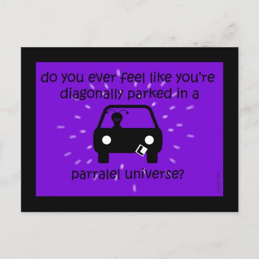 Carte Postale univers parallèle (Devant)