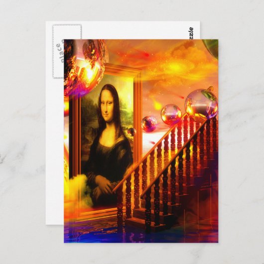 Carte Postale Univers parallèle (Devant / Derrière)