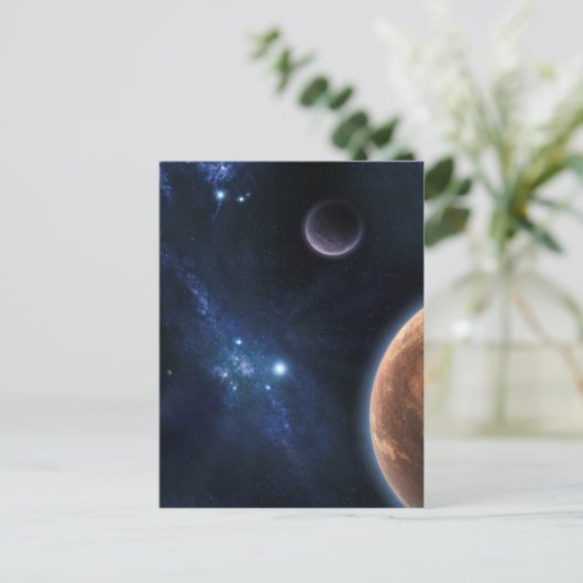 Carte Postale Univers spatial (Debout devant)