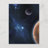 Carte Postale Univers spatial (Devant)