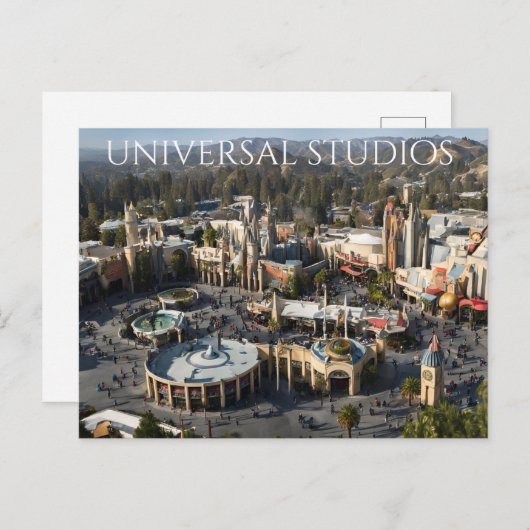 Carte Postale Universal Studios Hollywood (4) (Devant / Derrière)