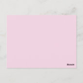 carte postale universelle (Dos)