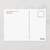 Carte Postale Université City (Dos)