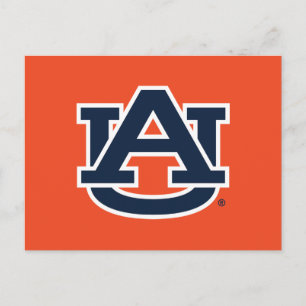 Carte Postale Université d'Auburn Auburn UA Logo